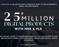 25M+ Digital Products + 8,000 Viral Faceless Reels | MRR + PLR Bundle to Build Your Passive Income Business
