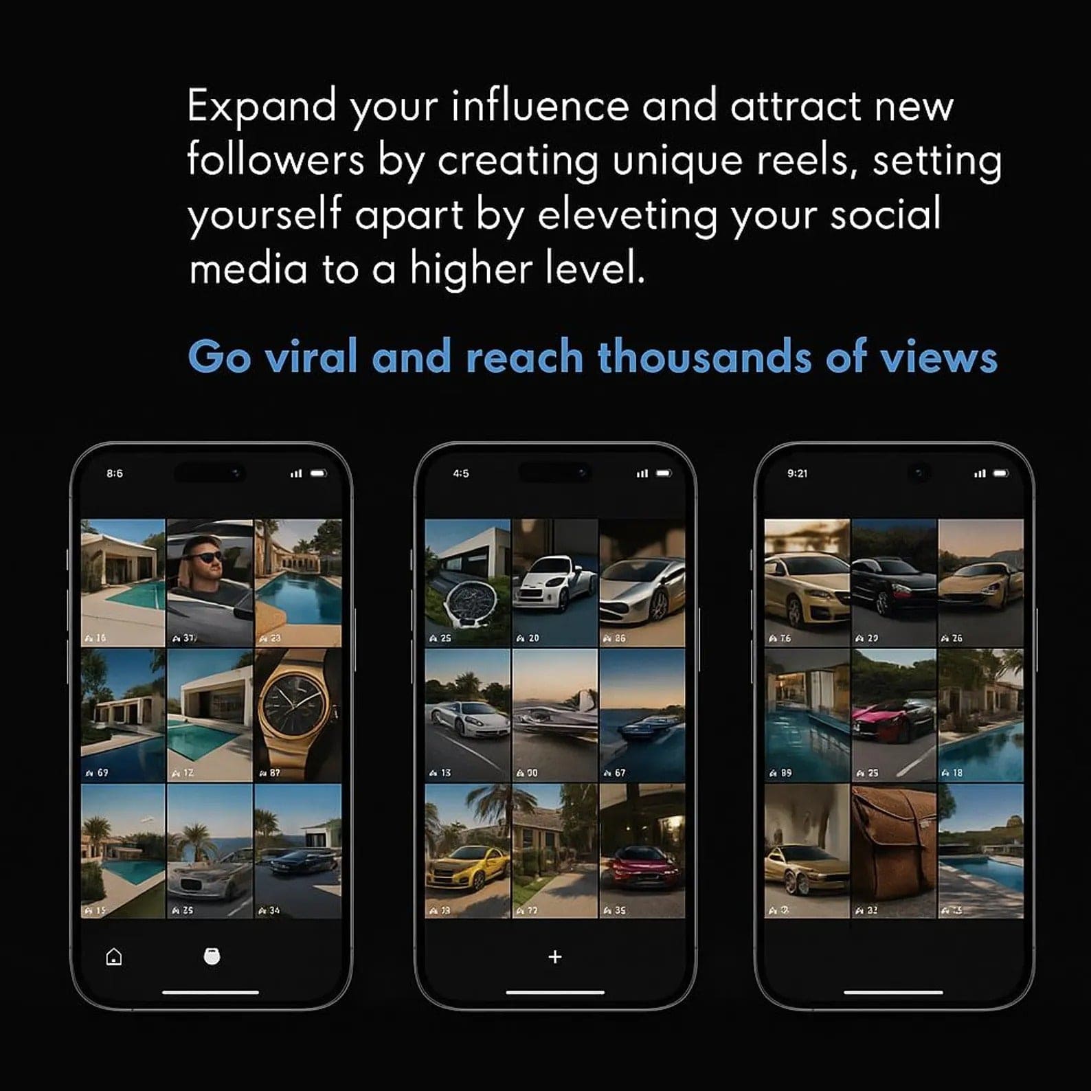 🚀 Viral Luxury Content Vault – 15,000+ 4K Faceless Videos with MRR for TikTok, Reels & YouTube Shorts