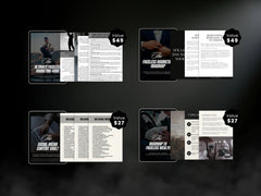 Faceless Men Digital Marketing Bundle with MRR | 8 DFY Guides + Canva Templates + Bonus Reels Content | PLR Resell Rights