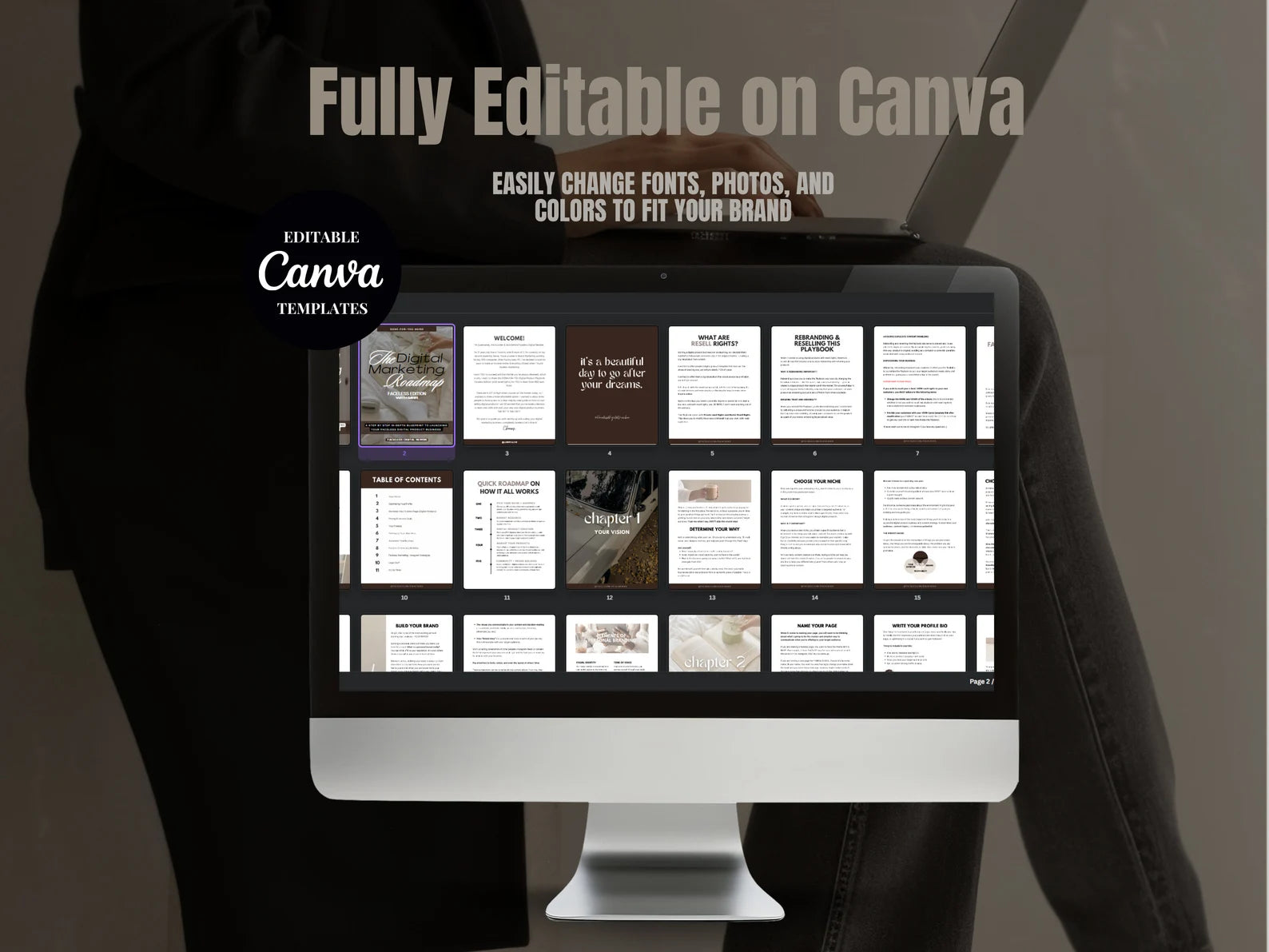 Digital Marketing Roadmap + Canva Templates | 111+ Page DFY Guide with MRR & PLR