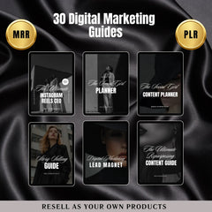 💼 Faceless Business Starter Kit — 30 DFY MRR Digital Products + 1,200 Aesthetic Reels & 1,100 IG Posts | PLR + Resell Rights Included