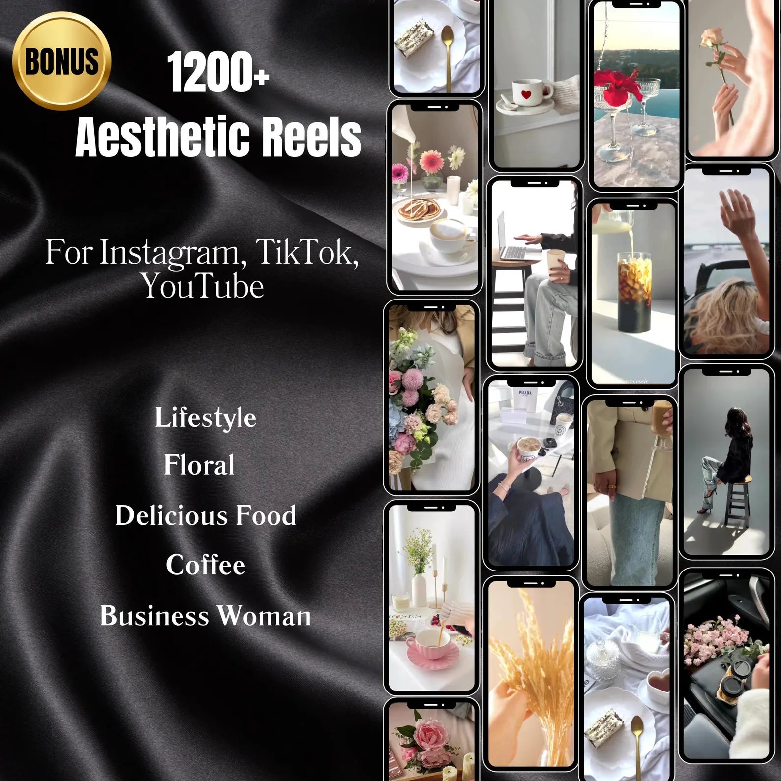💼 Faceless Business Starter Kit — 30 DFY MRR Digital Products + 1,200 Aesthetic Reels & 1,100 IG Posts | PLR + Resell Rights Included