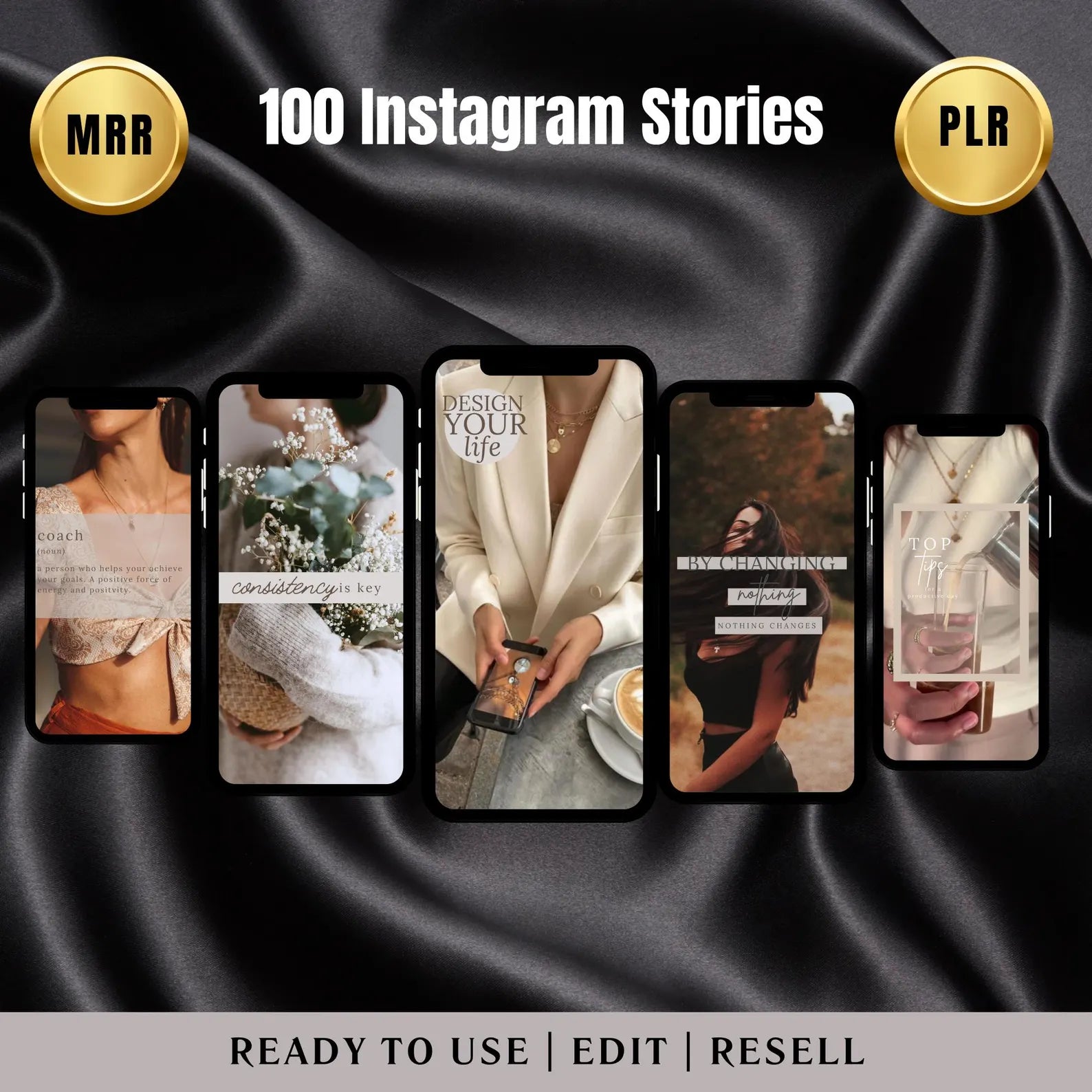 💼 Faceless Business Starter Kit — 30 DFY MRR Digital Products + 1,200 Aesthetic Reels & 1,100 IG Posts | PLR + Resell Rights Included